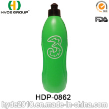 750 мл подгонять логотип PE пластиковые Спортивная бутылка воды (HDP-0862)